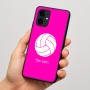 כיסוי בעיצוב אישי עם השם שלך לדגם - Motorola Edge 60 Fusion 5G בעיצוב כדור כדורעף