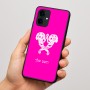 כיסוי בעיצוב אישי עם השם שלך לדגם - Motorola Edge 60 Fusion 5G בעיצוב פרחי קרן
