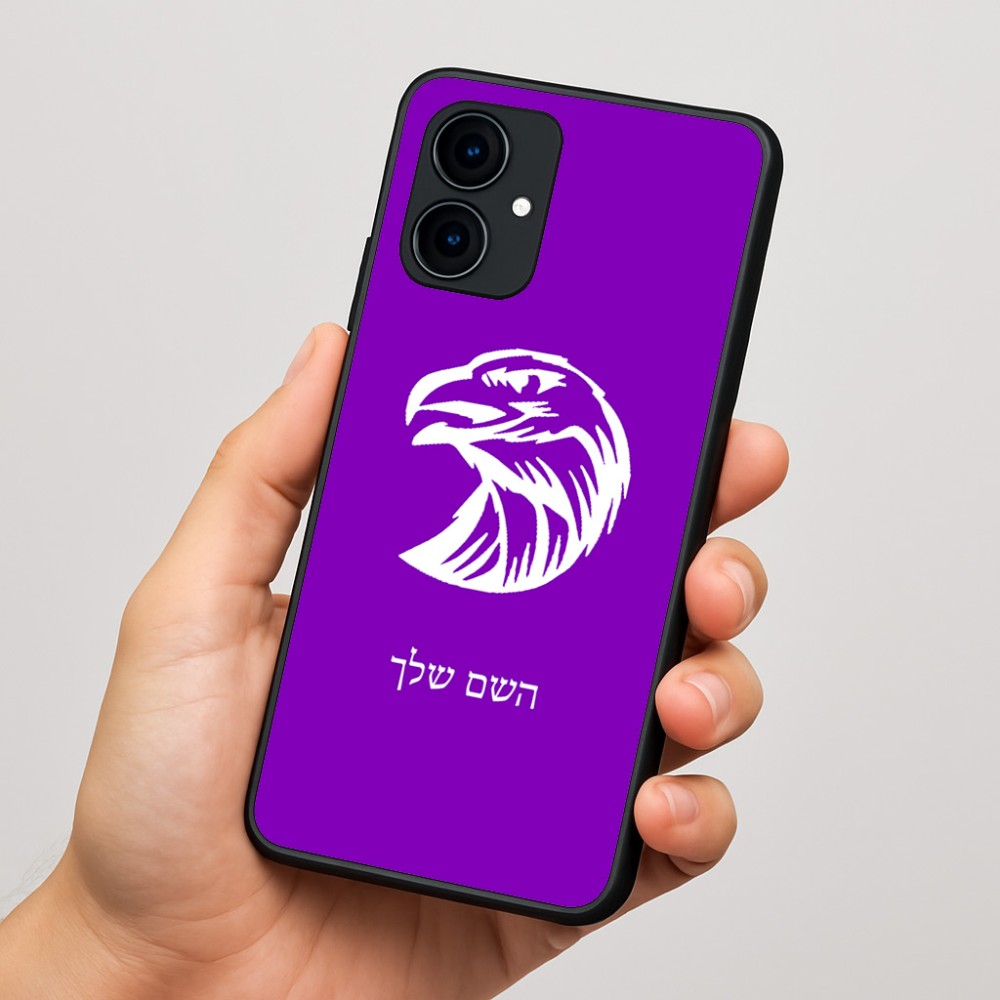 כיסוי בעיצוב אישי עם השם שלך לדגם - Motorola Edge 60 Fusion 5G בעיצוב ראש נשר