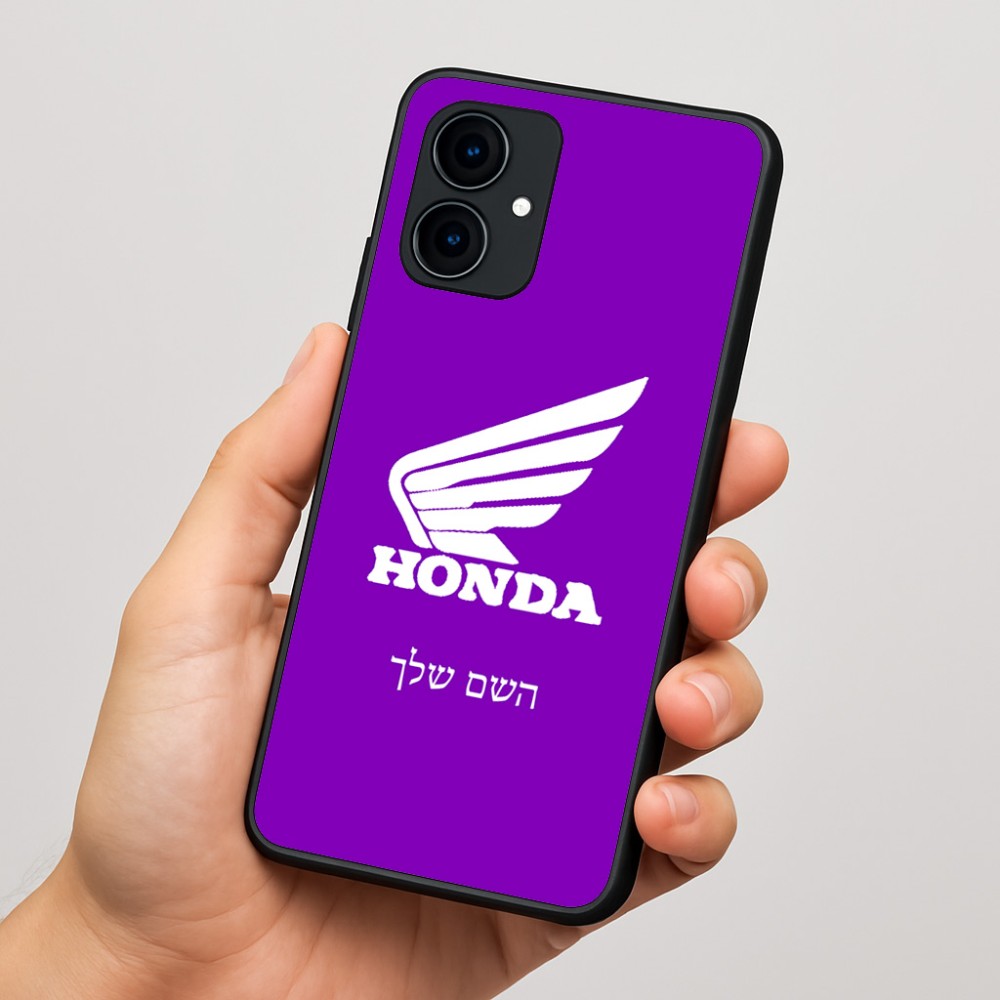 כיסוי בעיצוב אישי עם השם שלך לדגם - Motorola Edge 60 Fusion 5G בעיצוב הונדה