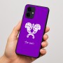 כיסוי בעיצוב אישי עם השם שלך לדגם - Motorola Edge 60 Fusion 5G בעיצוב פרחי קרן