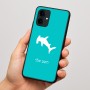 כיסוי בעיצוב אישי עם השם שלך לדגם - Motorola Edge 60 Fusion 5G בעיצוב כריש ראש פטיש