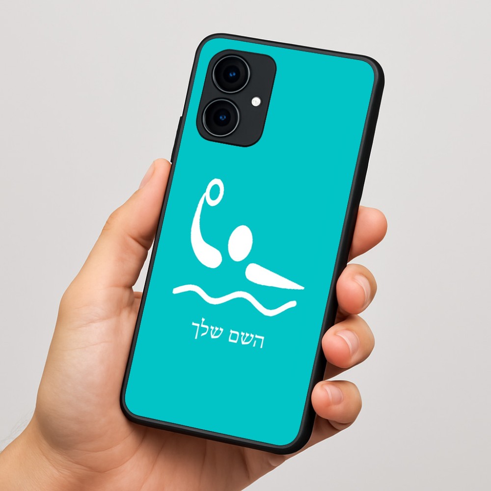 כיסוי בעיצוב אישי עם השם שלך לדגם - Motorola Edge 60 Fusion 5G בעיצוב כדור מים אולימפי