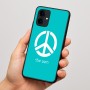 כיסוי בעיצוב אישי עם השם שלך לדגם - Motorola Edge 60 Fusion 5G בעיצוב סמל השלום
