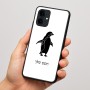 כיסוי בעיצוב אישי עם השם שלך לדגם - Motorola Edge 60 Fusion 5G בעיצוב פינגווין