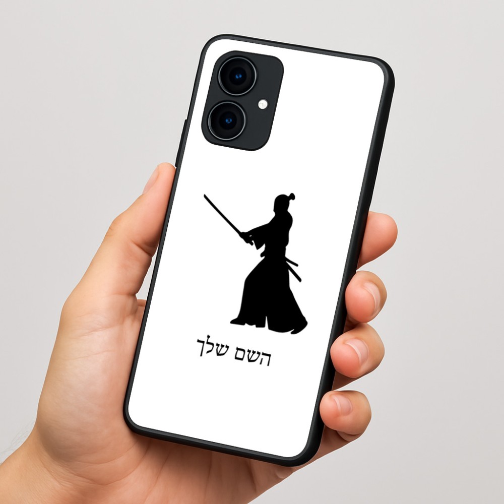 כיסוי בעיצוב אישי עם השם שלך לדגם - Motorola Edge 60 Fusion 5G בעיצוב סמוראי