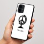 כיסוי בעיצוב אישי עם השם שלך לדגם - Motorola Edge 60 Fusion 5G בעיצוב גלובוסי שלום