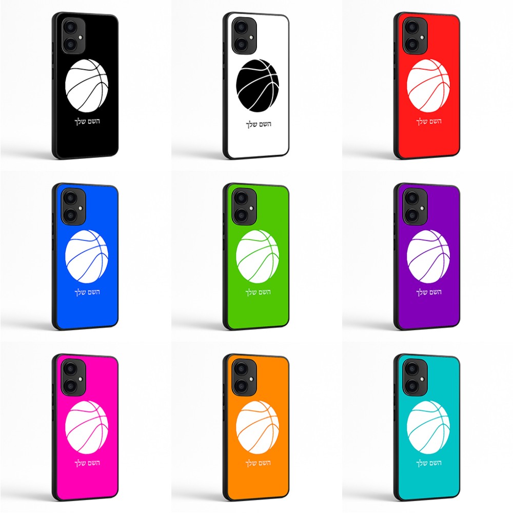 כיסוי בעיצוב אישי עם השם שלך לדגם - Motorola Edge 70 5G בעיצוב כדורסל