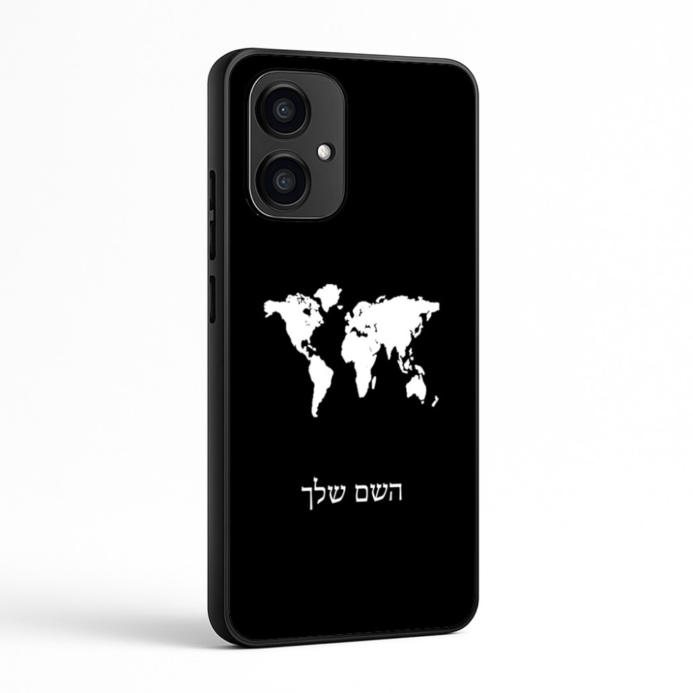 כיסוי בעיצוב אישי עם השם שלך לדגם - Motorola Edge 70 5G בעיצוב מפת העולם