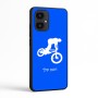 כיסוי בעיצוב אישי עם השם שלך לדגם - Motorola Edge 70 5G בעיצוב רוכב אופניים