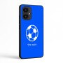 כיסוי בעיצוב אישי עם השם שלך לדגם - Motorola Edge 70 5G בעיצוב כדורגל כדור כדורגל