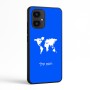 כיסוי בעיצוב אישי עם השם שלך לדגם - Motorola Edge 70 5G בעיצוב מפת העולם