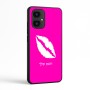 כיסוי בעיצוב אישי עם השם שלך לדגם - Motorola Edge 70 5G בעיצוב שפתיים - נשיקה