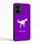 כיסוי בעיצוב אישי עם השם שלך לדגם - Motorola Edge 70 5G בעיצוב דינוזאור