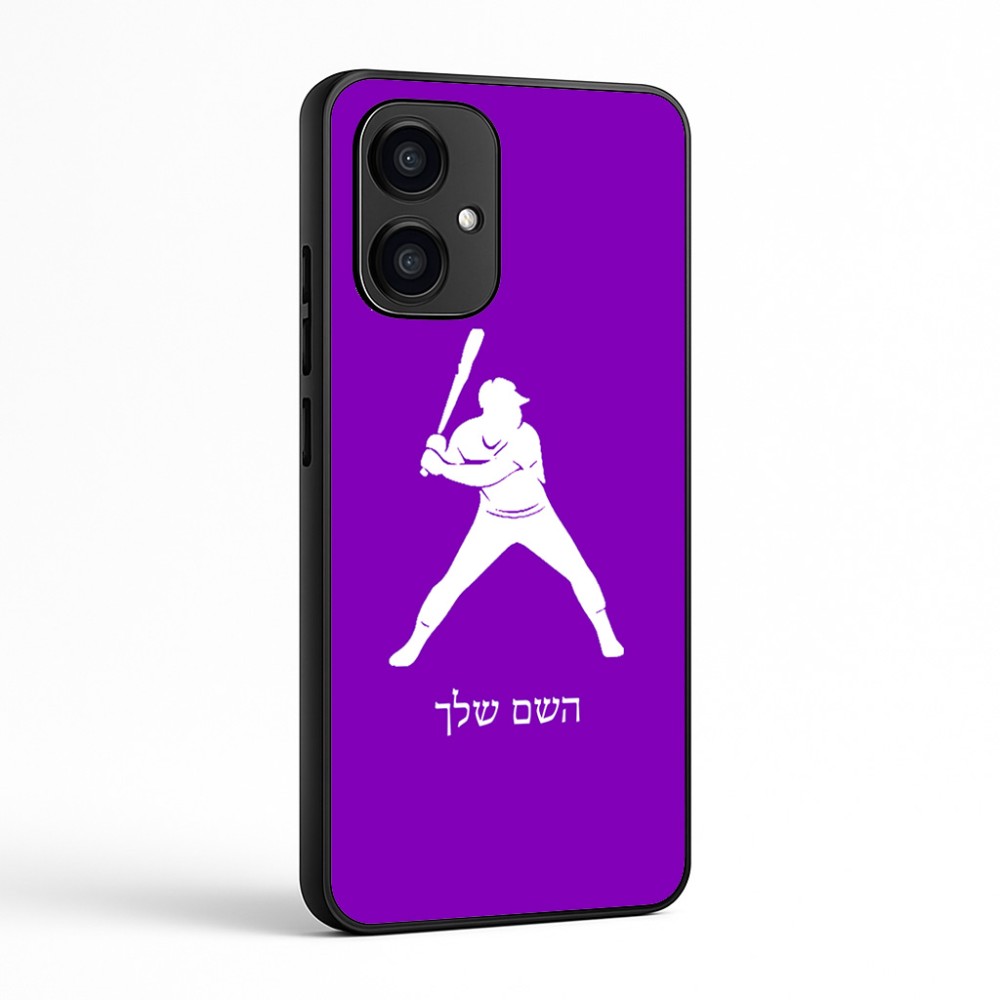 כיסוי בעיצוב אישי עם השם שלך לדגם - Motorola Edge 70 5G בעיצוב שחקן בייסבול