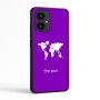 כיסוי בעיצוב אישי עם השם שלך לדגם - Motorola Edge 70 5G בעיצוב מפת העולם