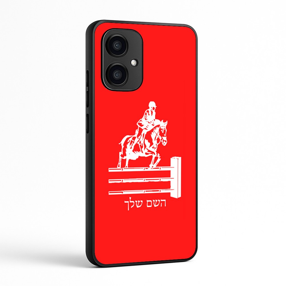 כיסוי בעיצוב אישי עם השם שלך לדגם - Motorola Edge 70 5G בעיצוב רוכב סוסים
