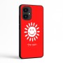 כיסוי בעיצוב אישי עם השם שלך לדגם - Motorola Edge 70 5G בעיצוב שמש