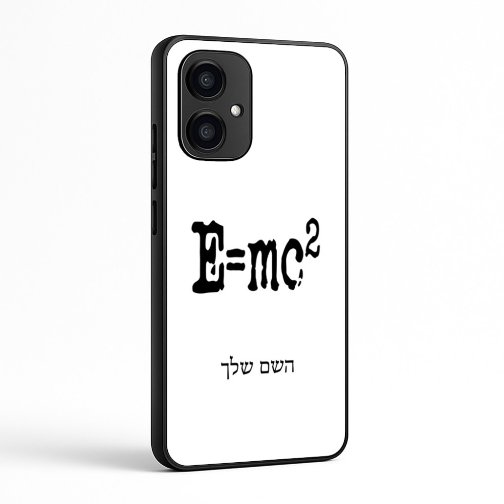 כיסוי בעיצוב אישי עם השם שלך לדגם - Motorola Edge 70 5G בעיצוב נוסחת אלברט איינשטיין