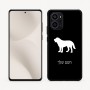 כיסוי בעיצוב אישי עם השם שלך לדגם - Motorola Edge 70 5G בעיצוב כלב