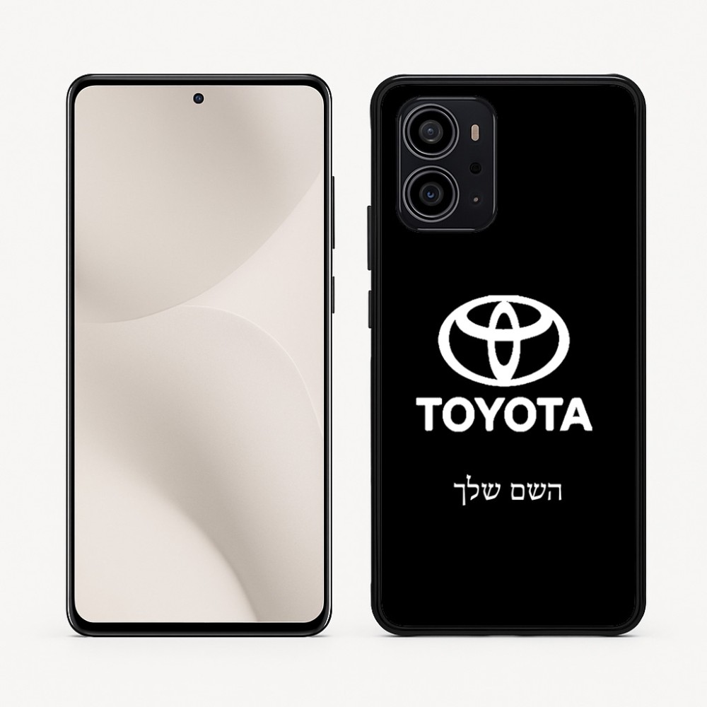כיסוי בעיצוב אישי עם השם שלך לדגם - Motorola Edge 70 5G בעיצוב טויוטה