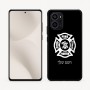 כיסוי בעיצוב אישי עם השם שלך לדגם - Motorola Edge 70 5G בעיצוב כבאי - תגית