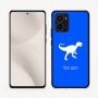 כיסוי בעיצוב אישי עם השם שלך לדגם - Motorola Edge 70 5G בעיצוב דינוזאור