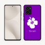 כיסוי בעיצוב אישי עם השם שלך לדגם - Motorola Edge 70 5G בעיצוב פרח היביסקוס