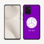 כיסוי בעיצוב אישי עם השם שלך לדגם - Motorola Edge 70 5G בעיצוב כדור כדורעף