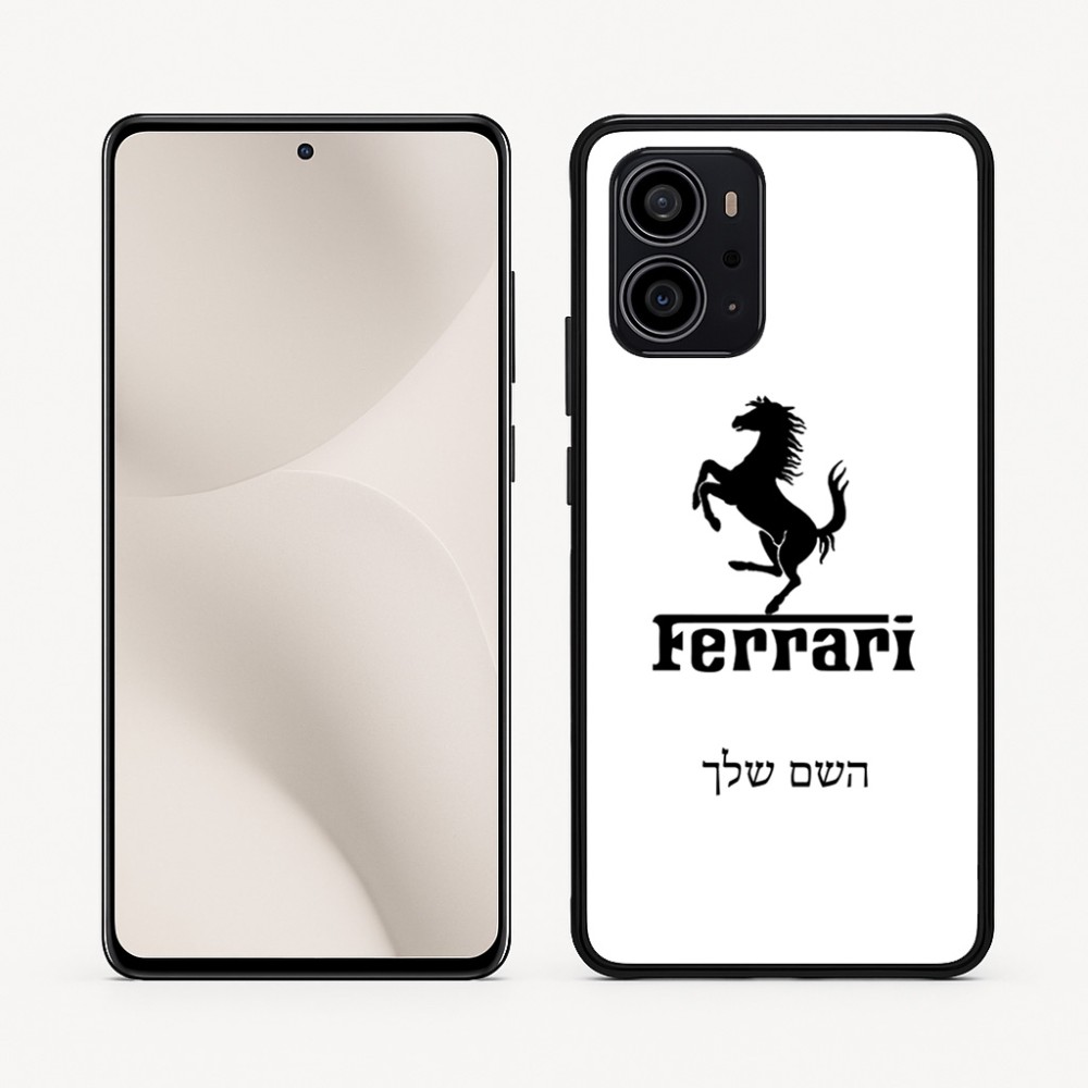 כיסוי בעיצוב אישי עם השם שלך לדגם - Motorola Edge 70 5G בעיצוב פרארי