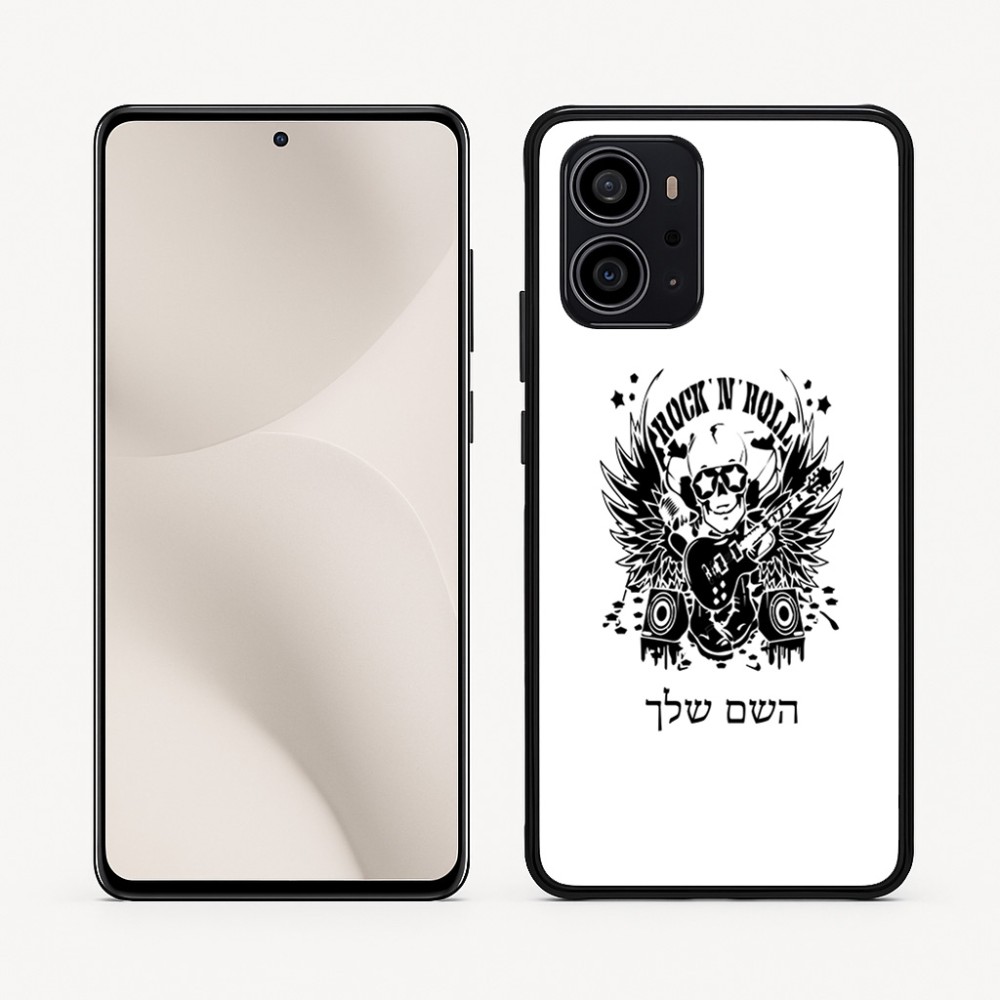 כיסוי בעיצוב אישי עם השם שלך לדגם - Motorola Edge 70 5G בעיצוב רוקנרול