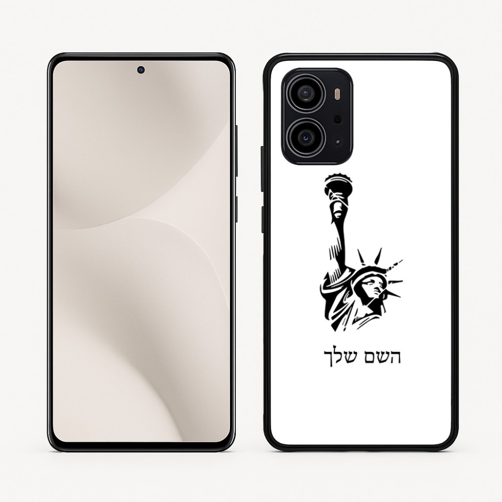 כיסוי בעיצוב אישי עם השם שלך לדגם - Motorola Edge 70 5G בעיצוב פסל החירות