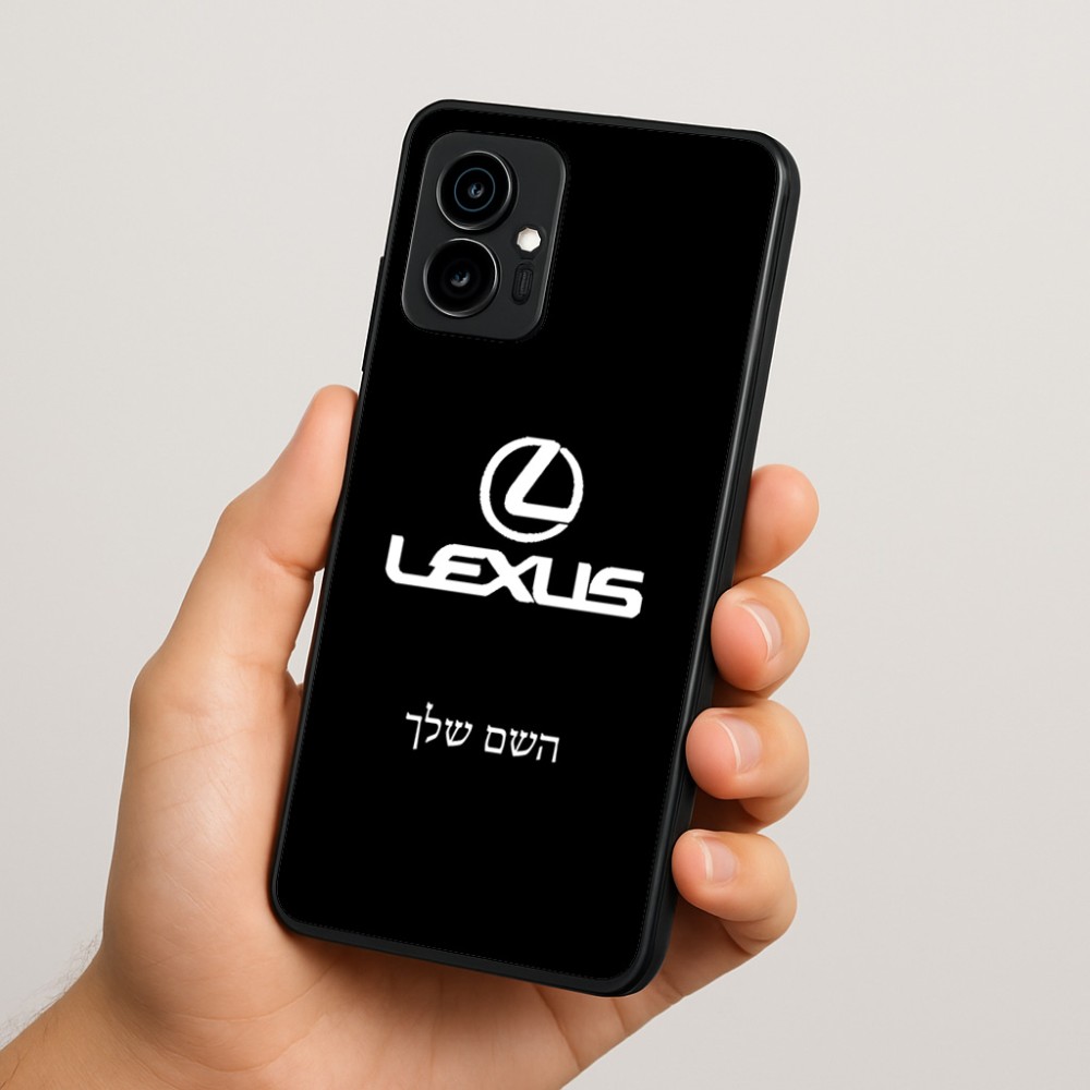 כיסוי בעיצוב אישי עם השם שלך לדגם - Motorola Edge 70 5G בעיצוב לקסוס