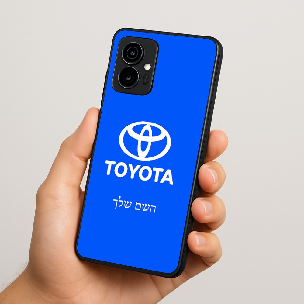 כיסוי בעיצוב אישי עם השם שלך לדגם - Motorola Edge 70 5G בעיצוב טויוטה