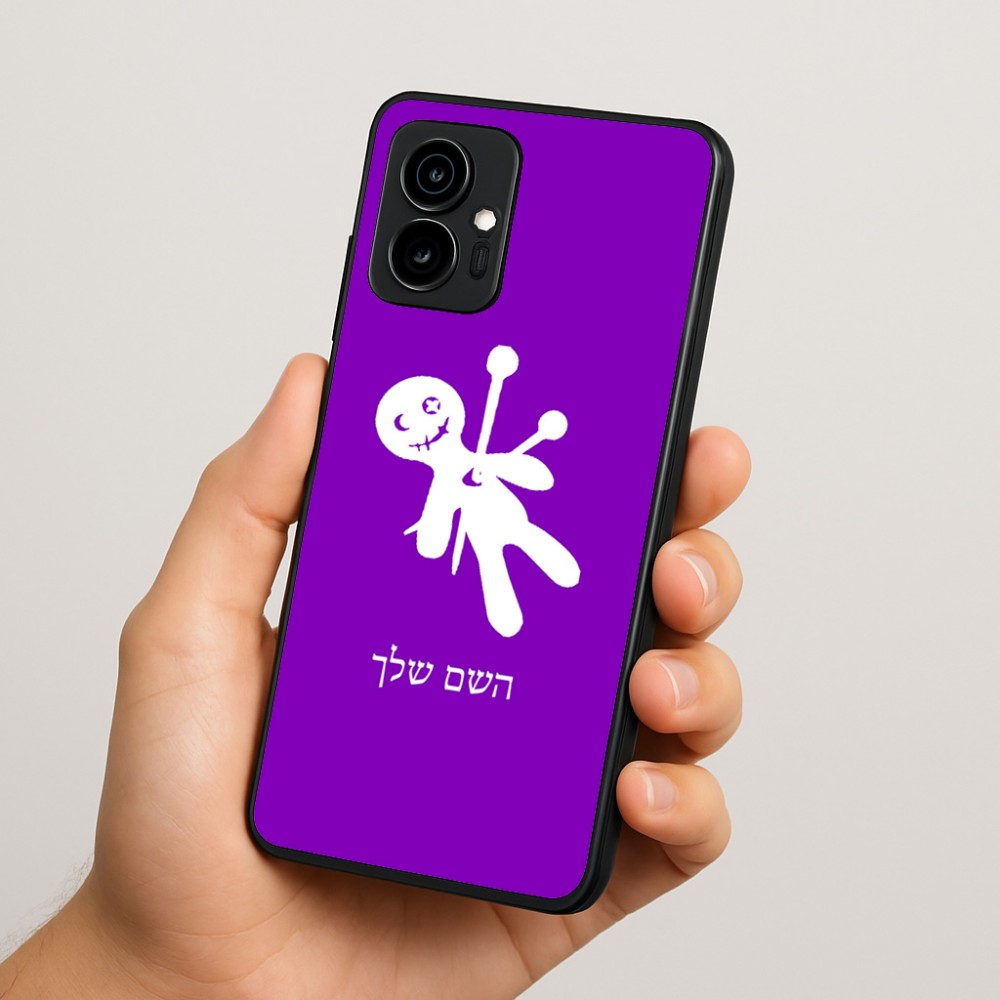 כיסוי בעיצוב אישי עם השם שלך לדגם - Motorola Edge 70 5G בעיצוב וודו
