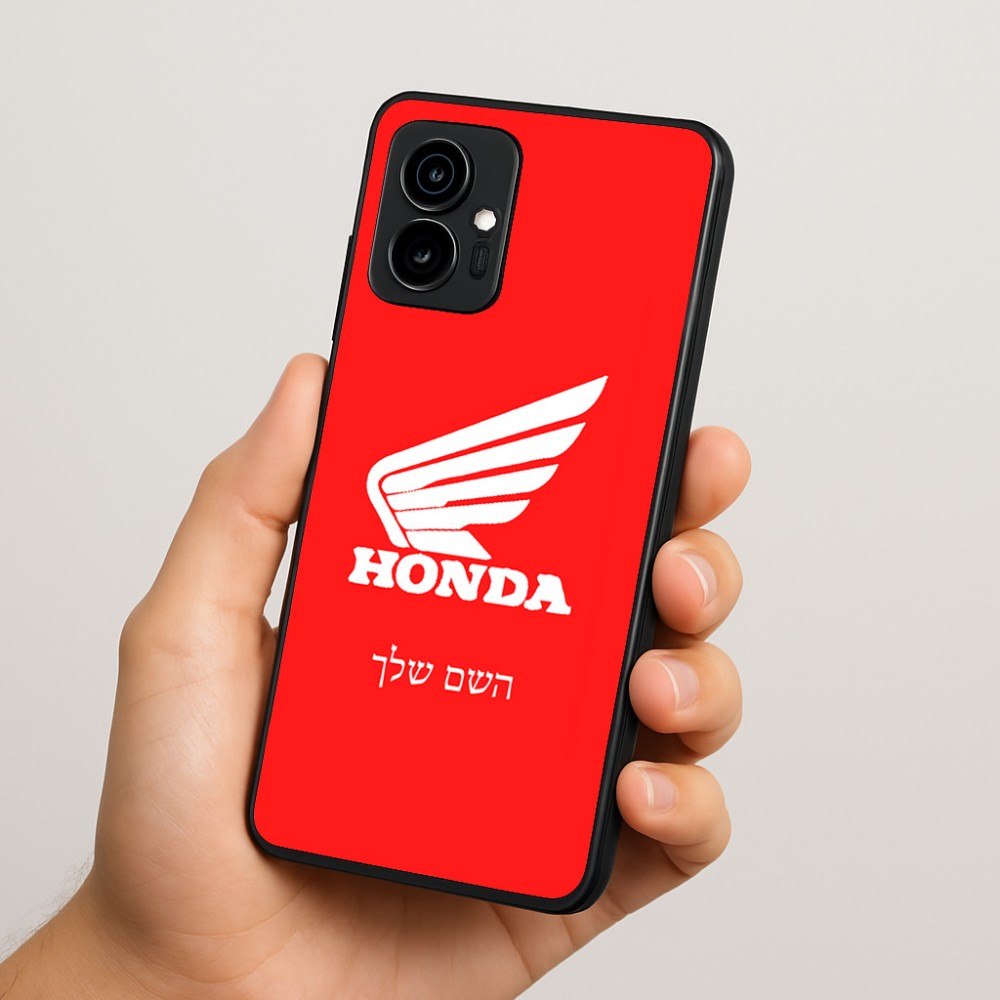 כיסוי בעיצוב אישי עם השם שלך לדגם - Motorola Edge 70 5G בעיצוב הונדה