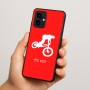 כיסוי בעיצוב אישי עם השם שלך לדגם - Motorola Edge 70 5G בעיצוב רוכב אופניים