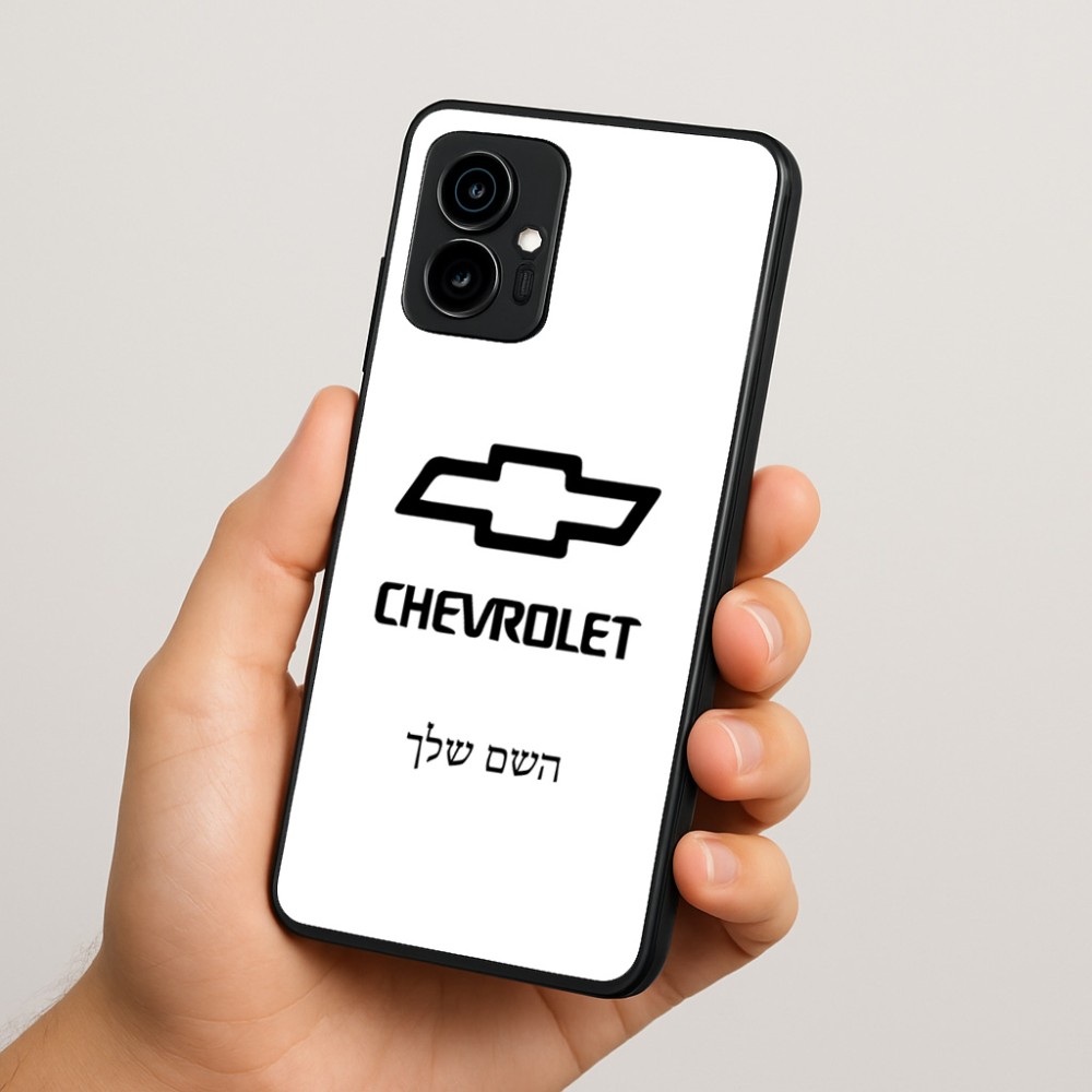 כיסוי בעיצוב אישי עם השם שלך לדגם - Motorola Edge 70 5G בעיצוב שברולט