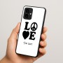 כיסוי בעיצוב אישי עם השם שלך לדגם - Motorola Edge 70 5G בעיצוב אהבה