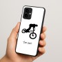 כיסוי בעיצוב אישי עם השם שלך לדגם - Motorola Edge 70 5G בעיצוב רוכב אופניים