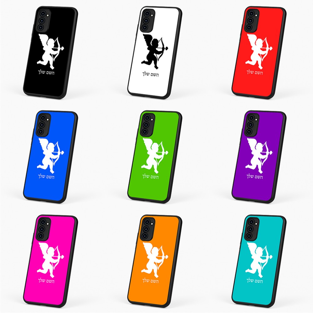 כיסוי בעיצוב אישי עם השם שלך לדגם - Motorola G96 בעיצוב קופידון