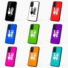 כיסוי בעיצוב אישי עם השם שלך לדגם - Motorola G96 בעיצוב אהבה