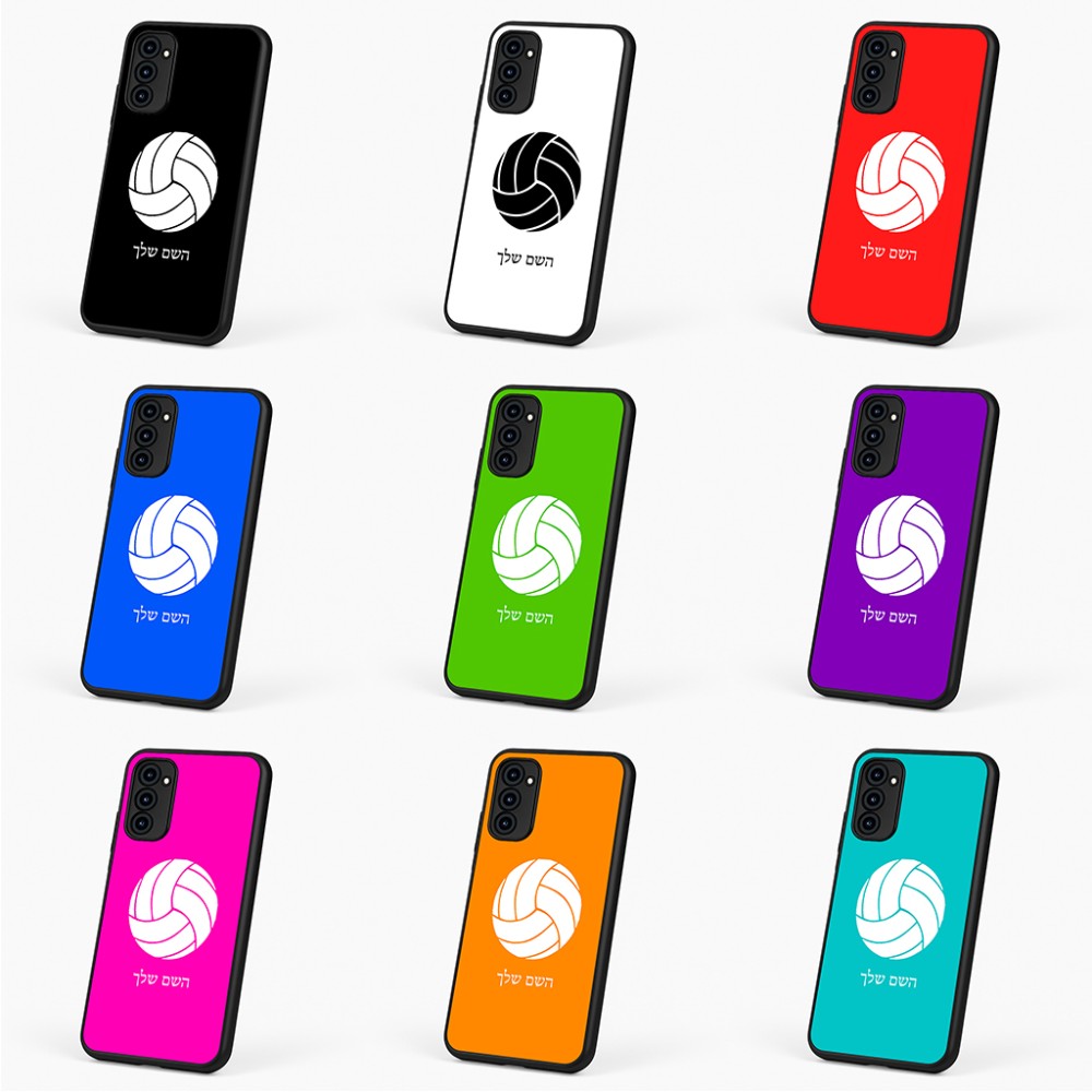 כיסוי בעיצוב אישי עם השם שלך לדגם - Motorola G96 בעיצוב כדור כדורעף