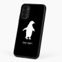 כיסוי בעיצוב אישי עם השם שלך לדגם - Motorola G96 בעיצוב פינגווין