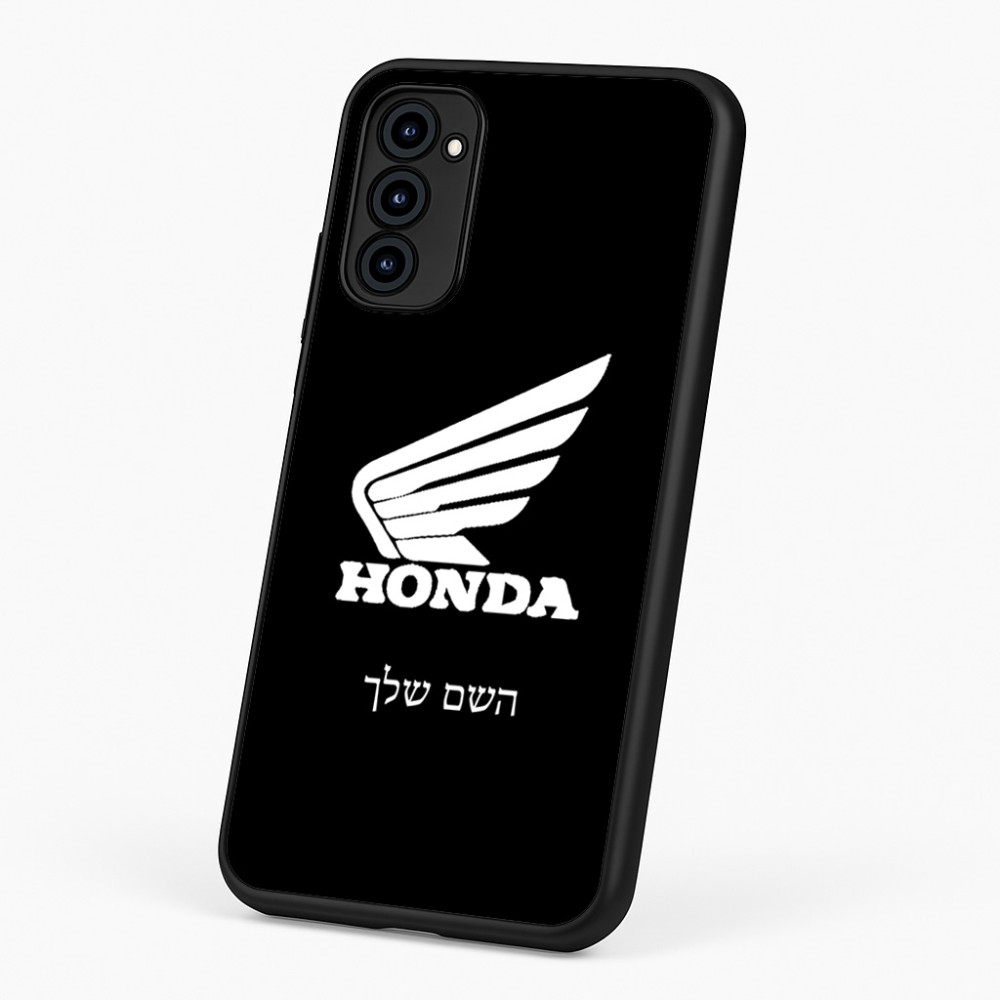 כיסוי בעיצוב אישי עם השם שלך לדגם - Motorola G96 בעיצוב הונדה