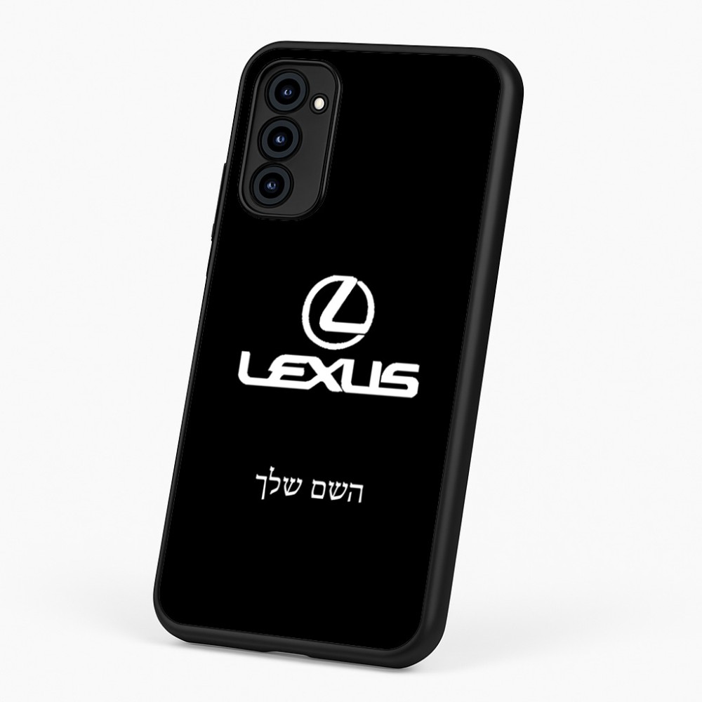 כיסוי בעיצוב אישי עם השם שלך לדגם - Motorola G96 בעיצוב לקסוס