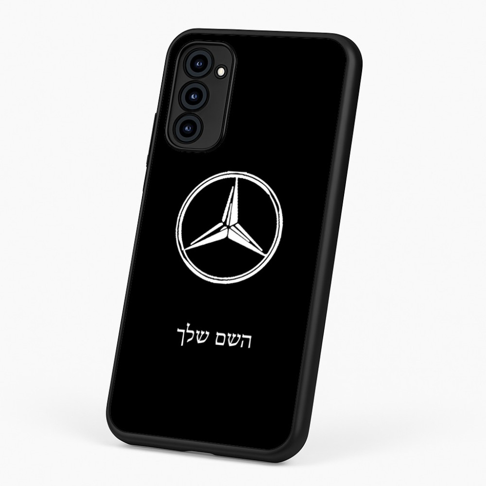 כיסוי בעיצוב אישי עם השם שלך לדגם - Motorola G96 בעיצוב מרצדס-בנץ