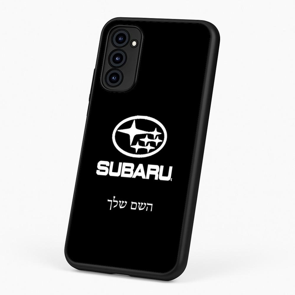 כיסוי בעיצוב אישי עם השם שלך לדגם - Motorola G96 בעיצוב סובארו