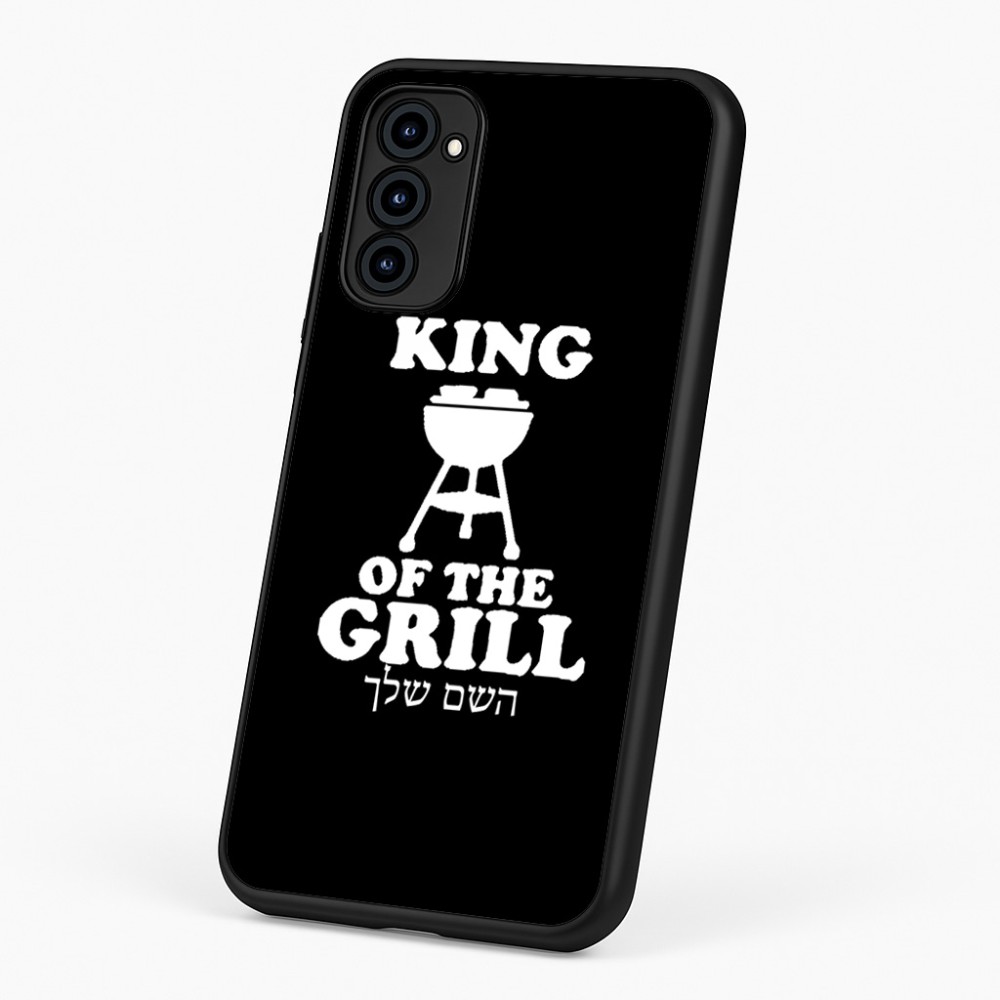 כיסוי בעיצוב אישי עם השם שלך לדגם - Motorola G96 בעיצוב מלך הגריל