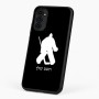 כיסוי בעיצוב אישי עם השם שלך לדגם - Motorola G96 בעיצוב הוקי שוערים